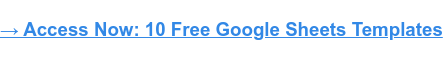 20 of the Best Free Google Sheets Templates for 2022