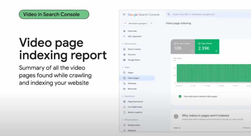 Google Search Console to release new video page indexing report