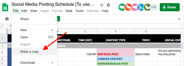 How to Make a Social Media Posting Schedule [Free Template]