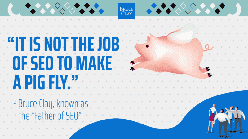 Putting lipstick on a pig: Fix the website or fail at SEO