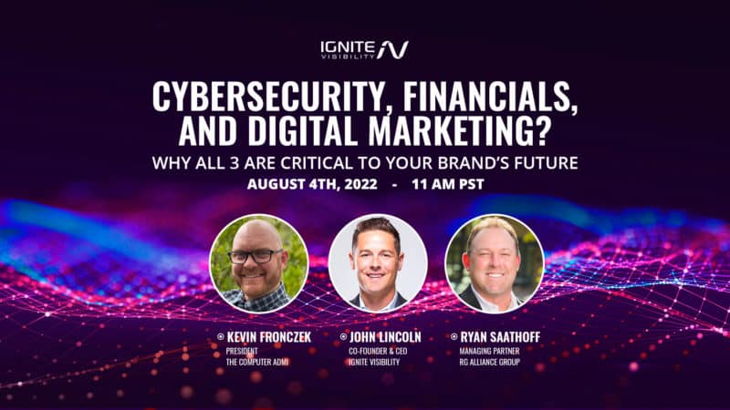 Free event: Why marketers must learn financials and cyber security in 2022
