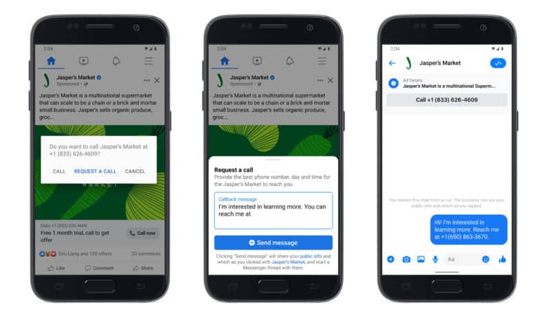 5 new updates to Meta call ads
