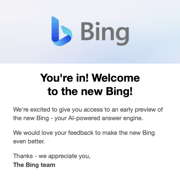 Test driving the new Bing