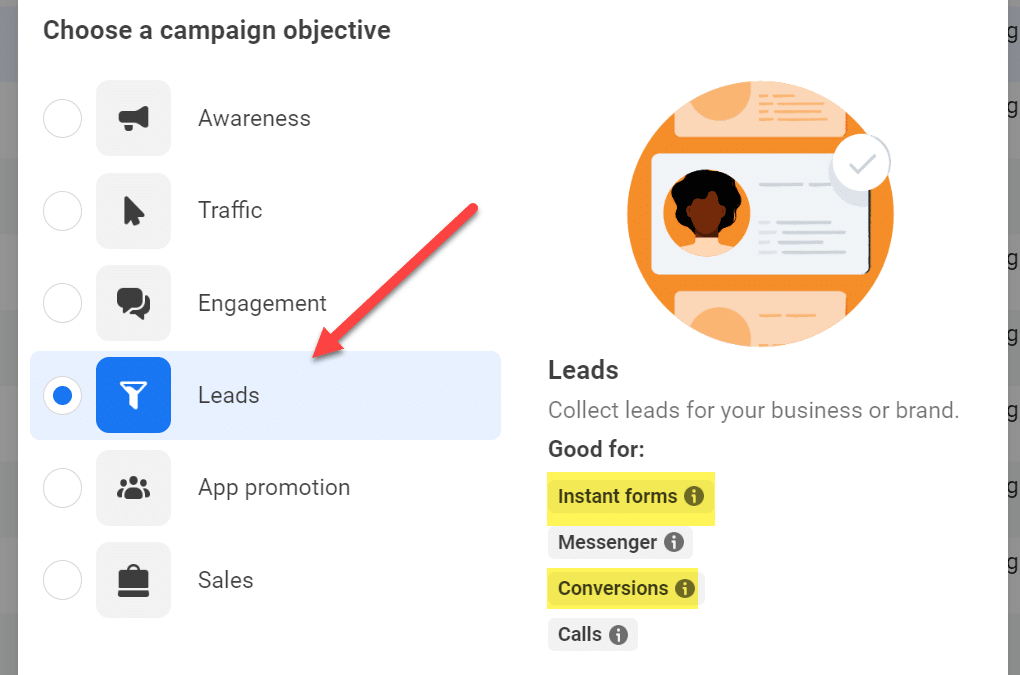 Facebook lead gen ads: Instant forms vs. website conversions