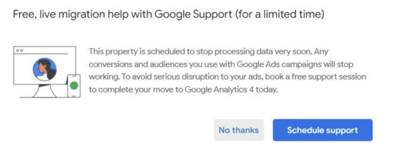 Universal Analytics still processing data for most after sunset