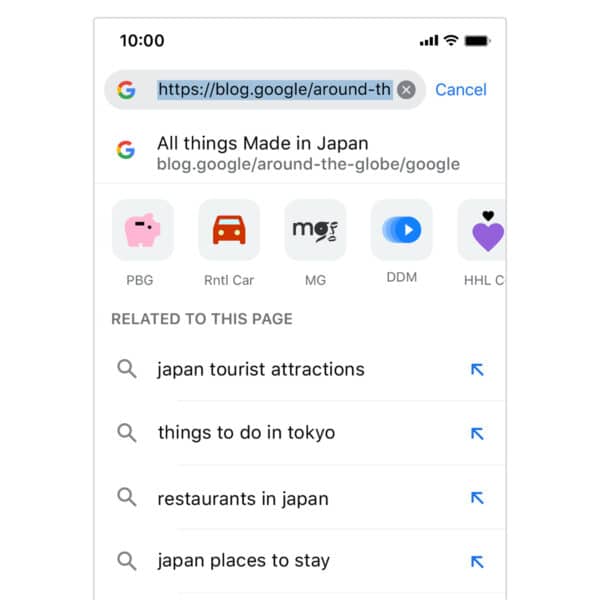 Google Chrome adds search suggestions, trending searches on mobile