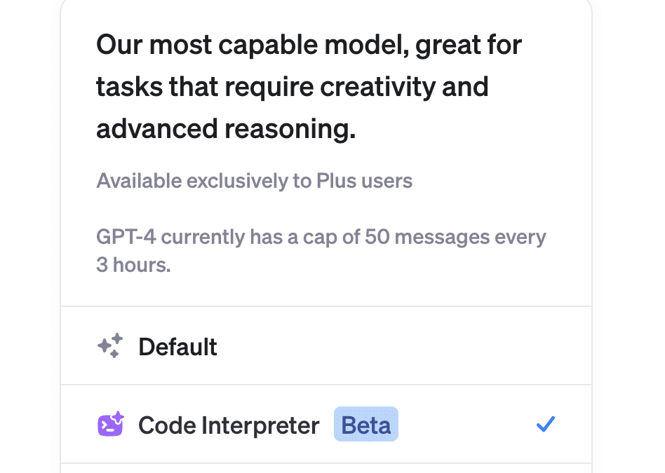 Using the ChatGPT code interpreter plugin for PPC