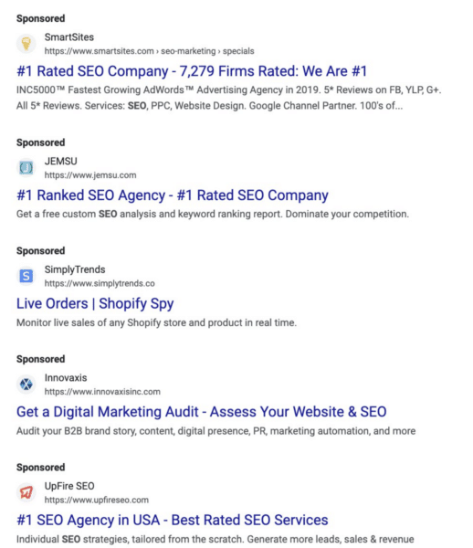 Google fixing bug that shows 5 ads on top of SERPs
