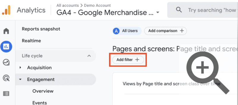 Google Analytics 4 Reports get Match Types, including regex