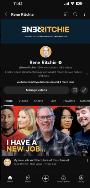 YouTube creators can now include more external links on their channels