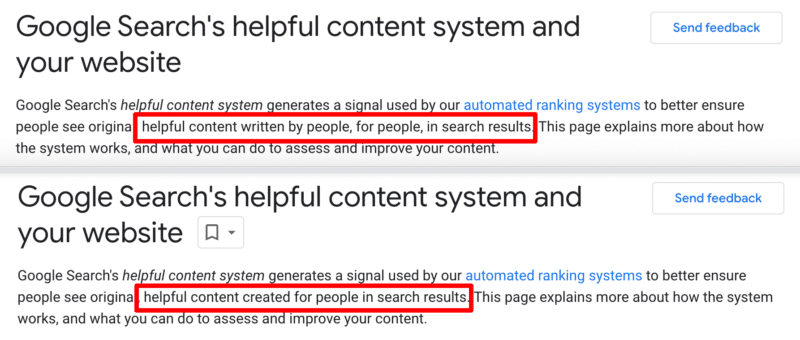 Google September 2023 helpful content system update rolling out