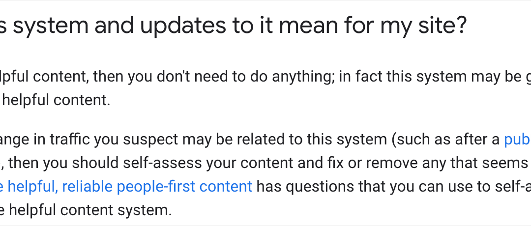 Does Google’s helpful content update penalize AI content?
