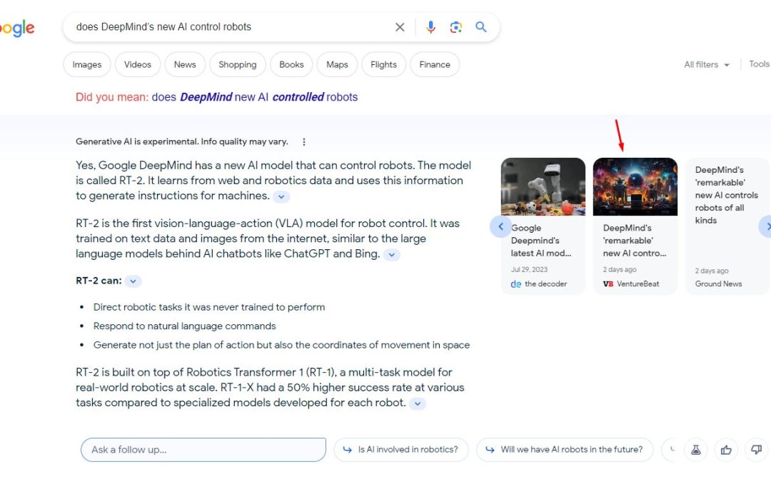 Google-Extended does not stop Google Search Generative Experience from using your site’s content