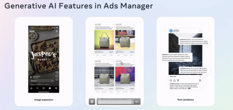 Meta’s first generative AI-powered tools for advertisers are here