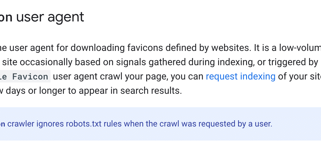 Google updates Favicon search documentation