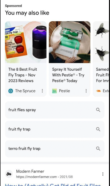 Google testing new SGE ad format