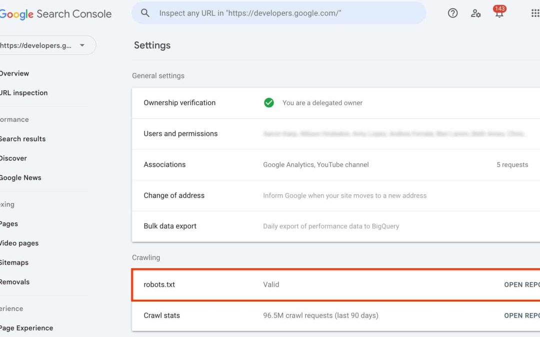 Google Search Console adds robots.txt report