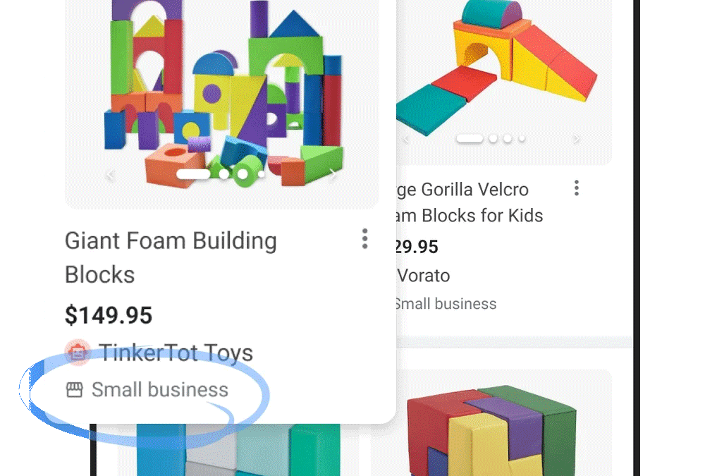 Google adds small business attribute and other information to business profiles and shopping listings