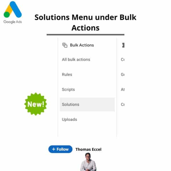 Google Ads introduces new simpler way to create Solutions script templates