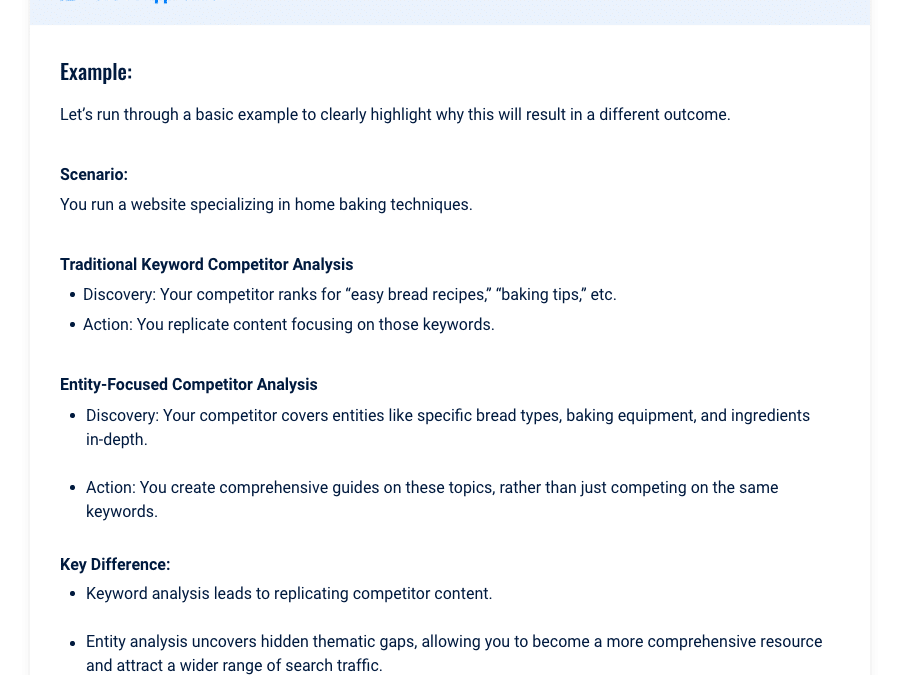 Entity-based competitor analysis: An SEO’s guide