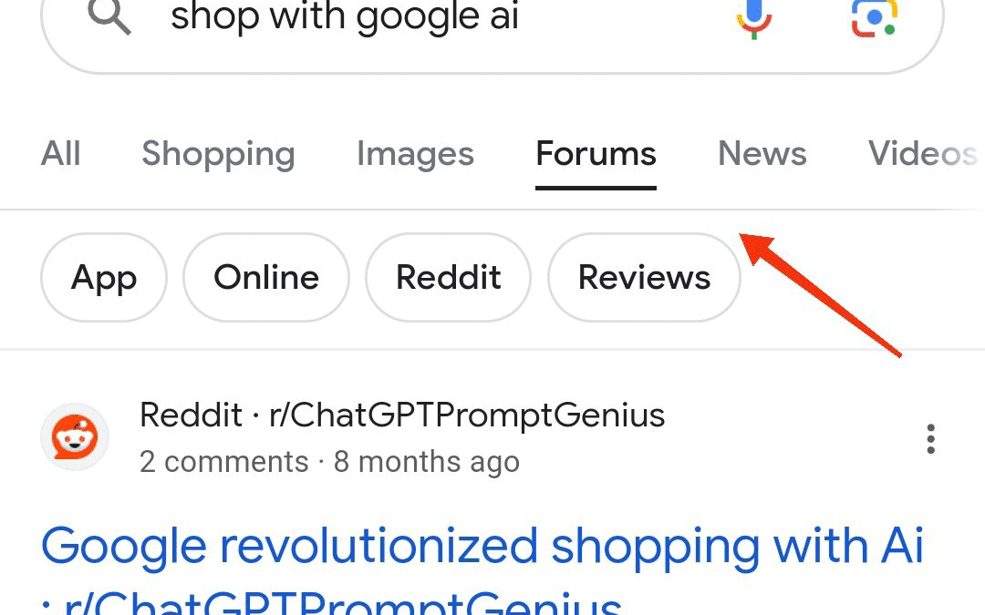 Google to replace perspectives filter with forums filter