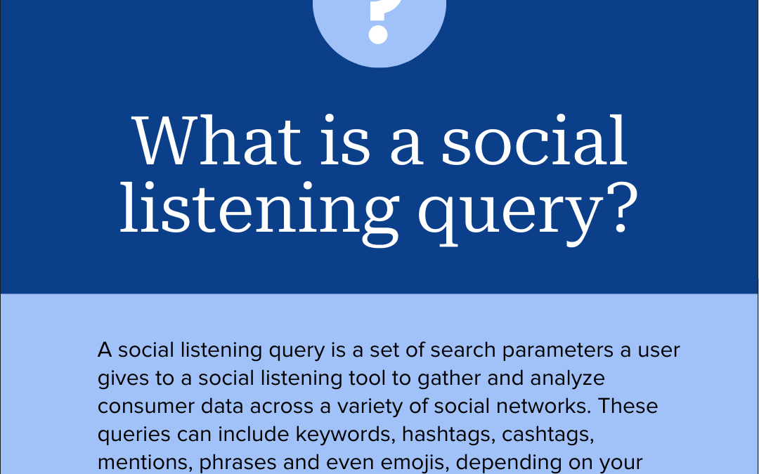 How to create better social listening queries