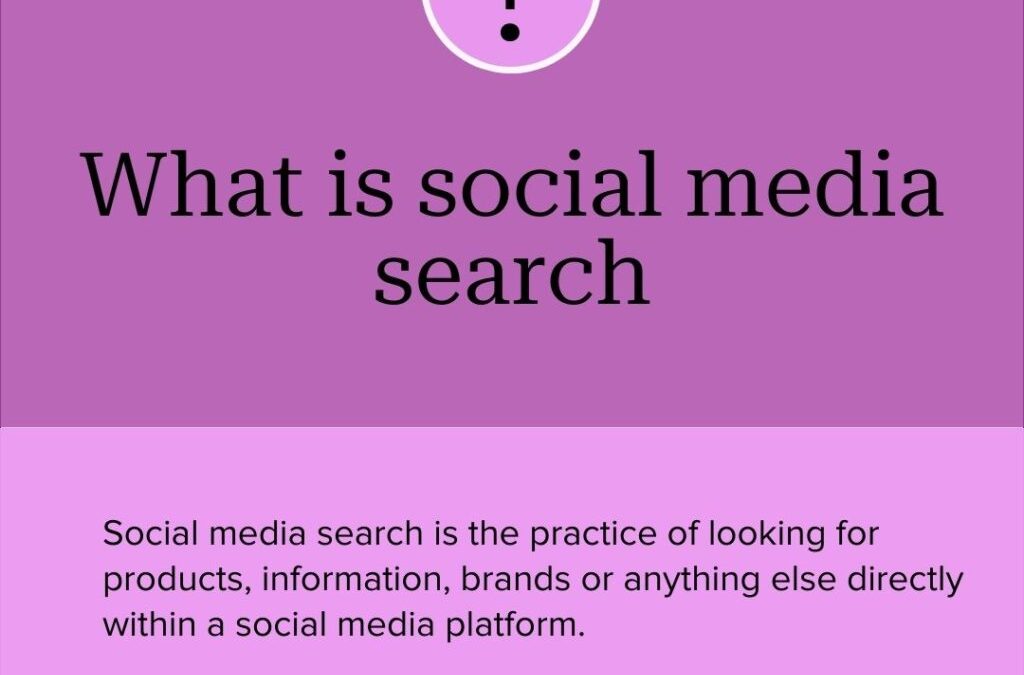 Social media is the new search engine. Are you ready?