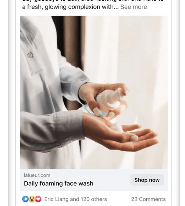 Always up-to-date list of Facebook ad sizes & specs