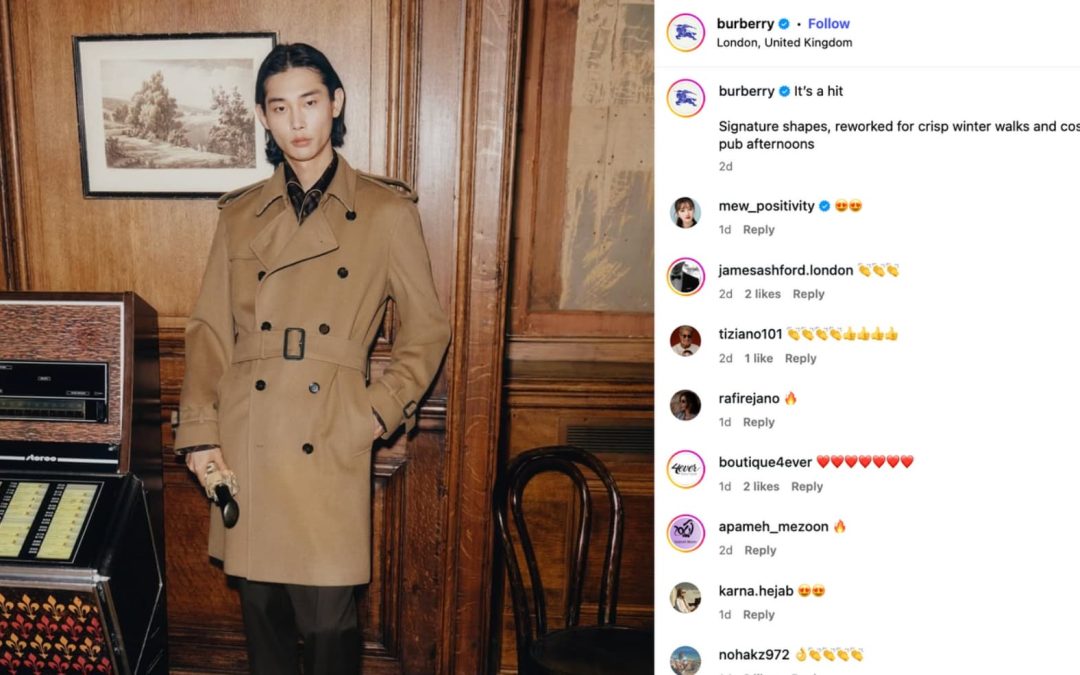 Luxury brand social media marketing: Strategies by UK brands that scale globally