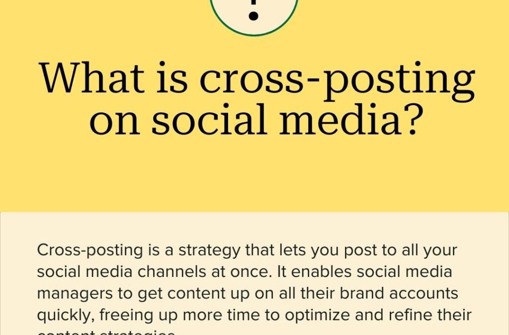 How to cross-post on social media (the right way)